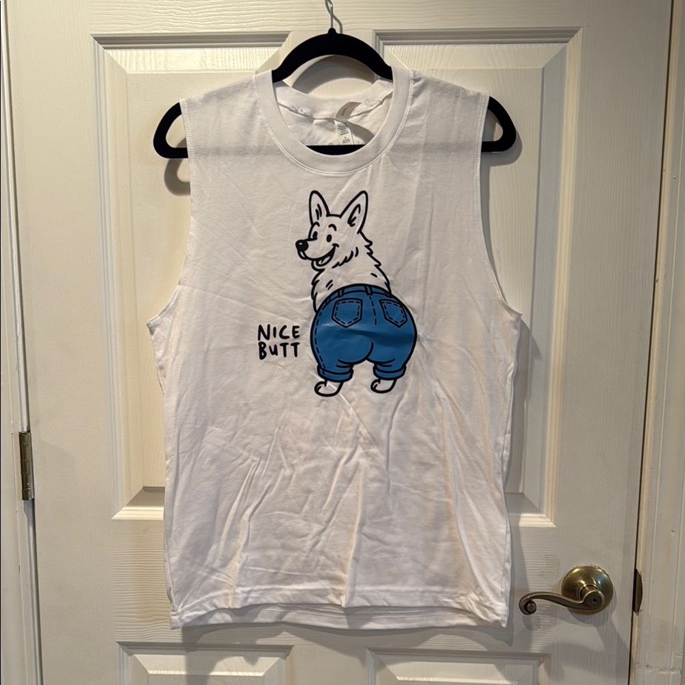 LOLA & BOWIE Corgi Sleeveless Tank Top